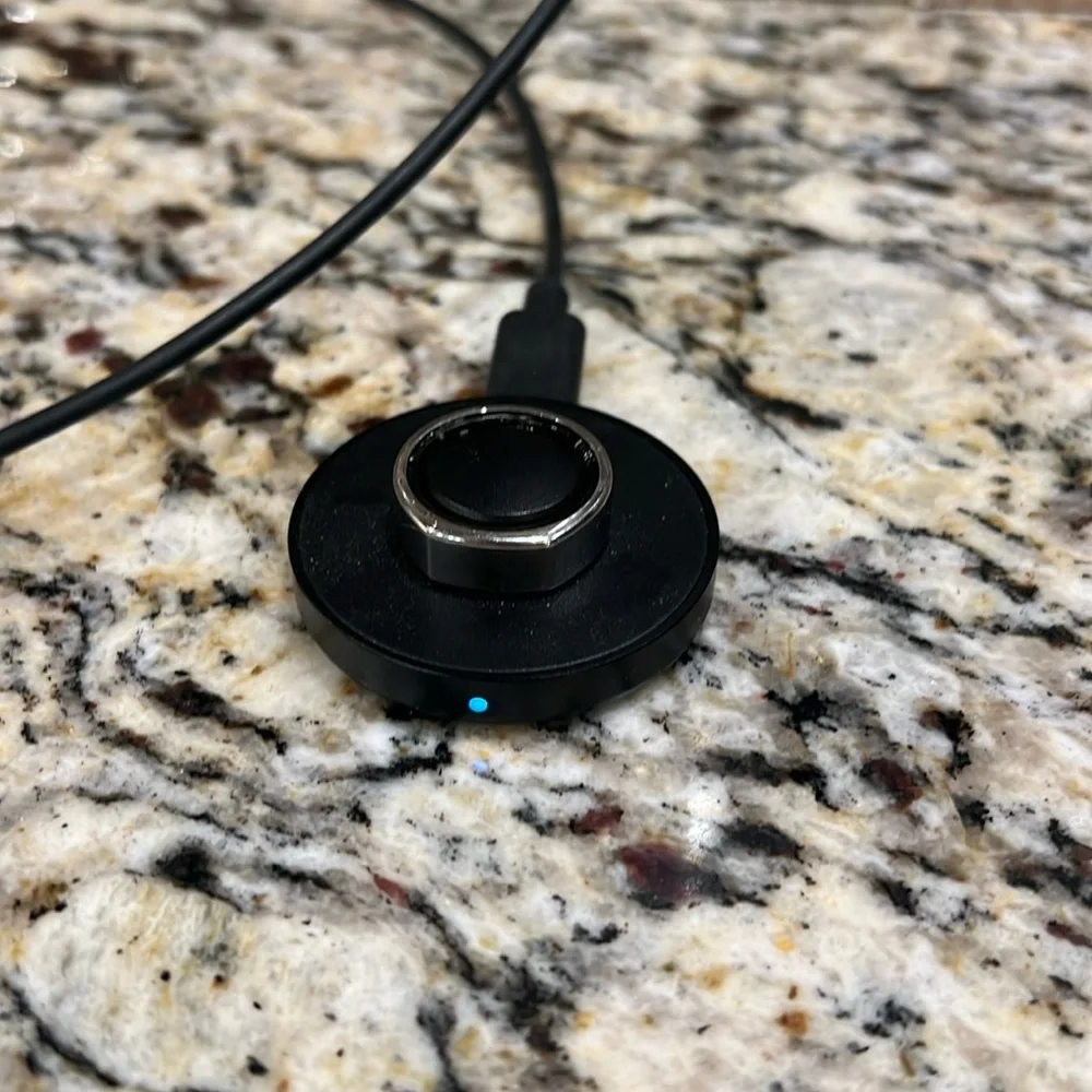 Oura Ring : Silver, Size 8